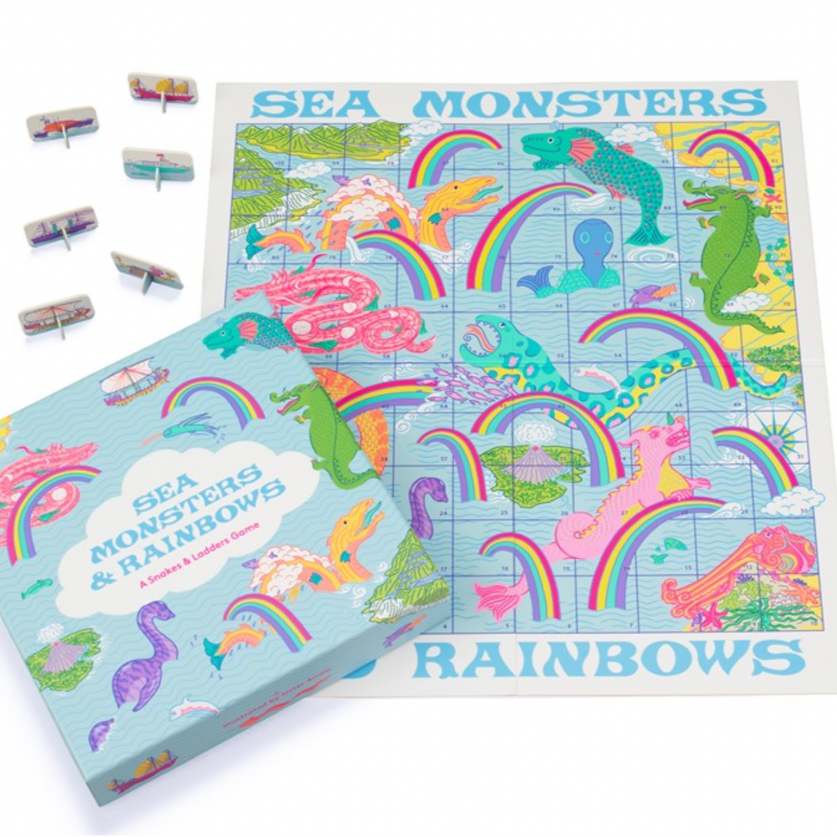 Sea Monsters & Rainbows: A Chutes & Ladders Game