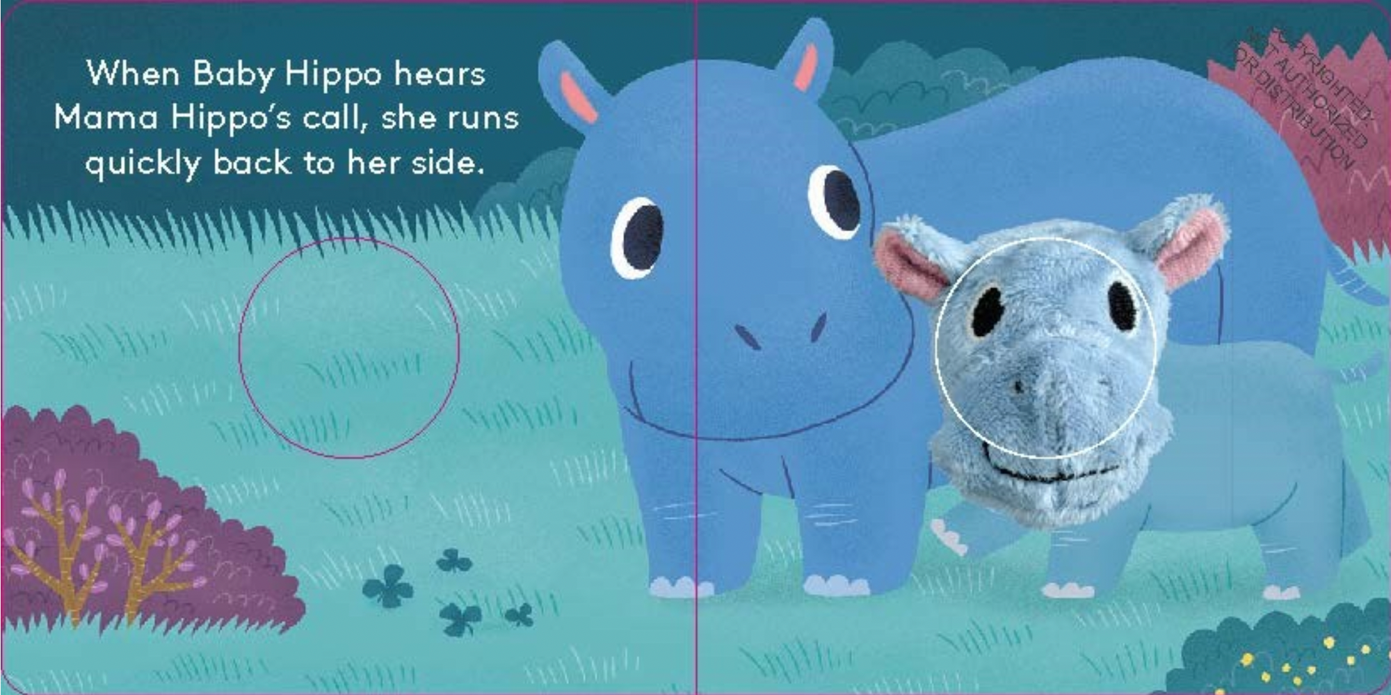 Baby Hippo: Finger Puppet Book