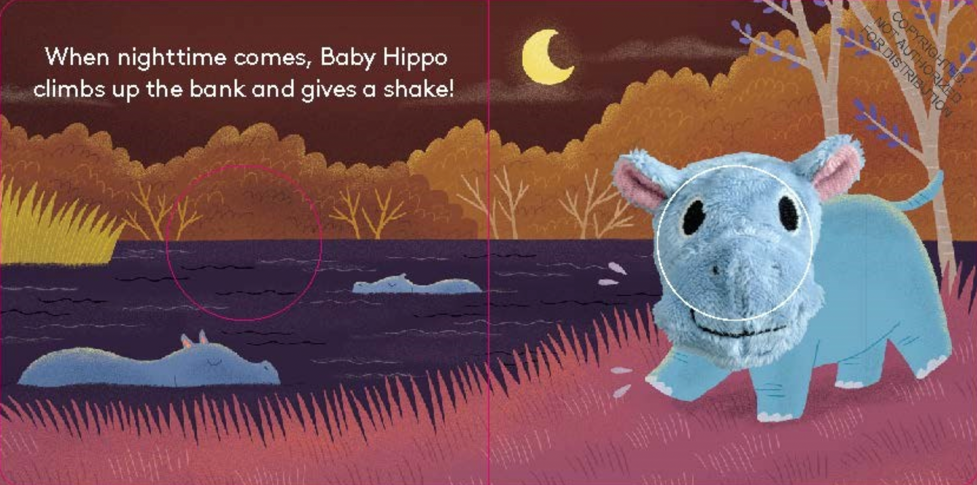 Baby Hippo: Finger Puppet Book