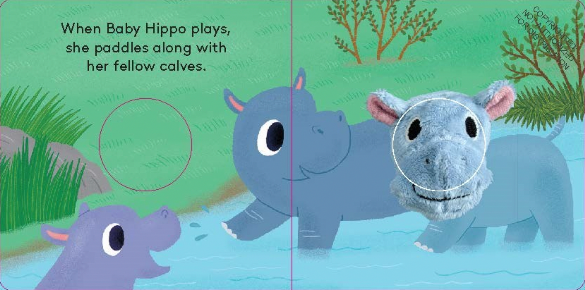 Baby Hippo: Finger Puppet Book