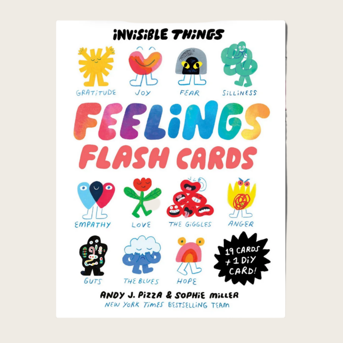 Invisible Things Feelings Flash Cards