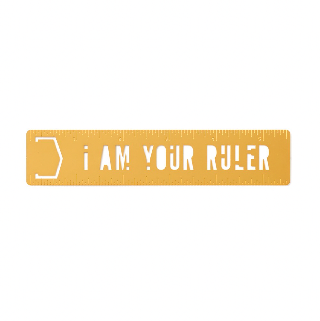 I Am Your Ruler Metal Bookmark Stencil