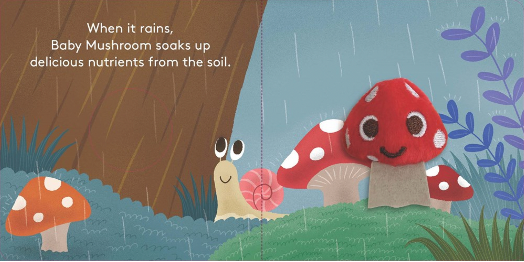 Baby Mushroom: Finger Puppet Book