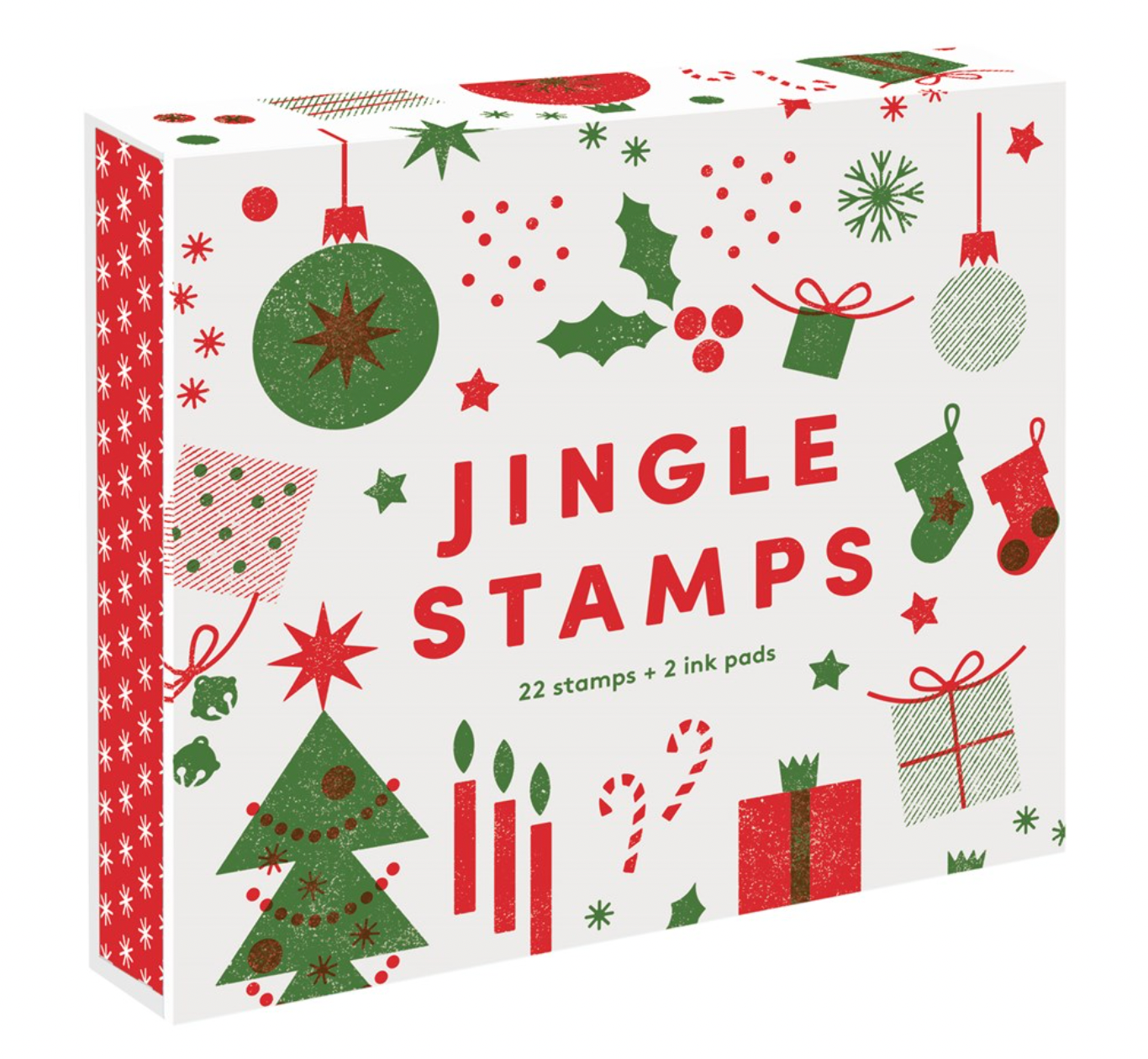 Jingle Stamps: 22 stamps + 2 ink pads