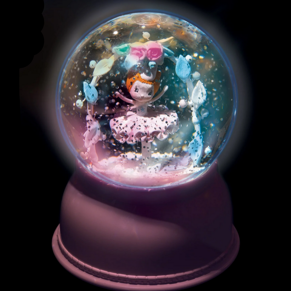 Ballerina Snow Globe Night Light