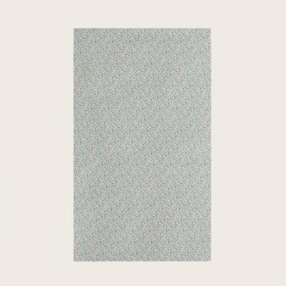 Berry branches Gift wrap roll - Dusty blue