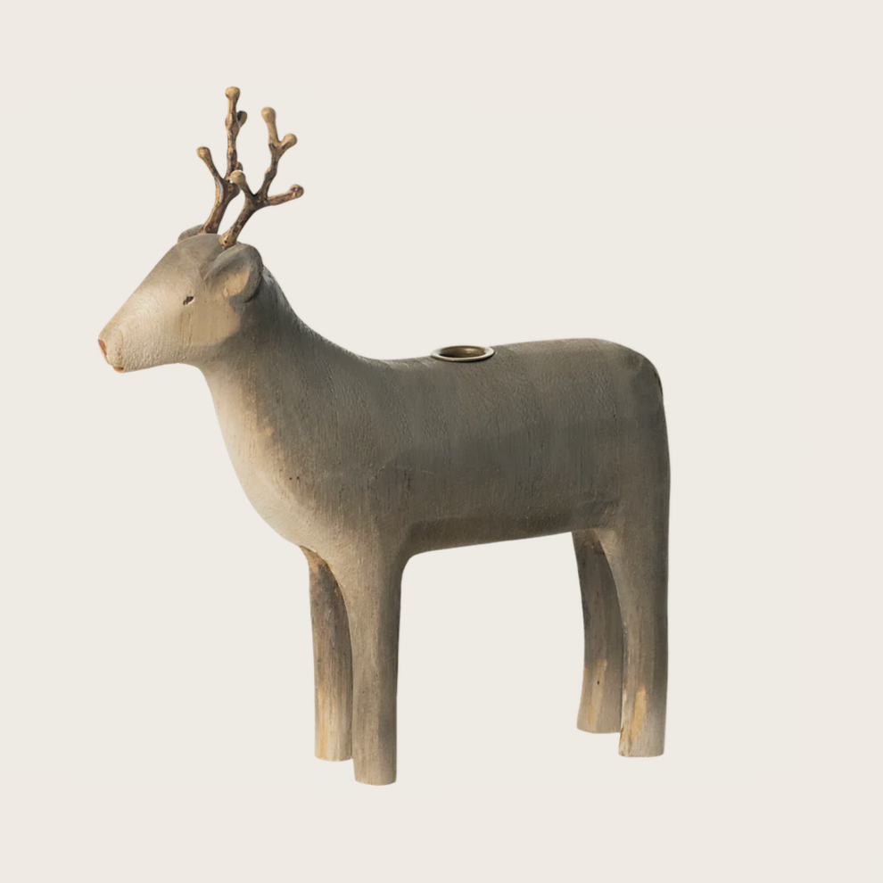 Medium reindeer Candle holder