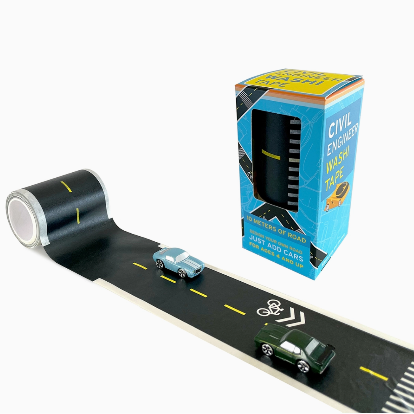 Civil Engineer Washi Tape | Pretend Play Road Tape