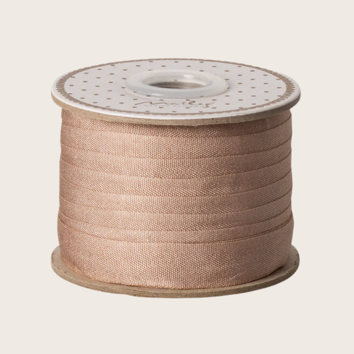 Ribbon 13mm x 10m- Soft brown