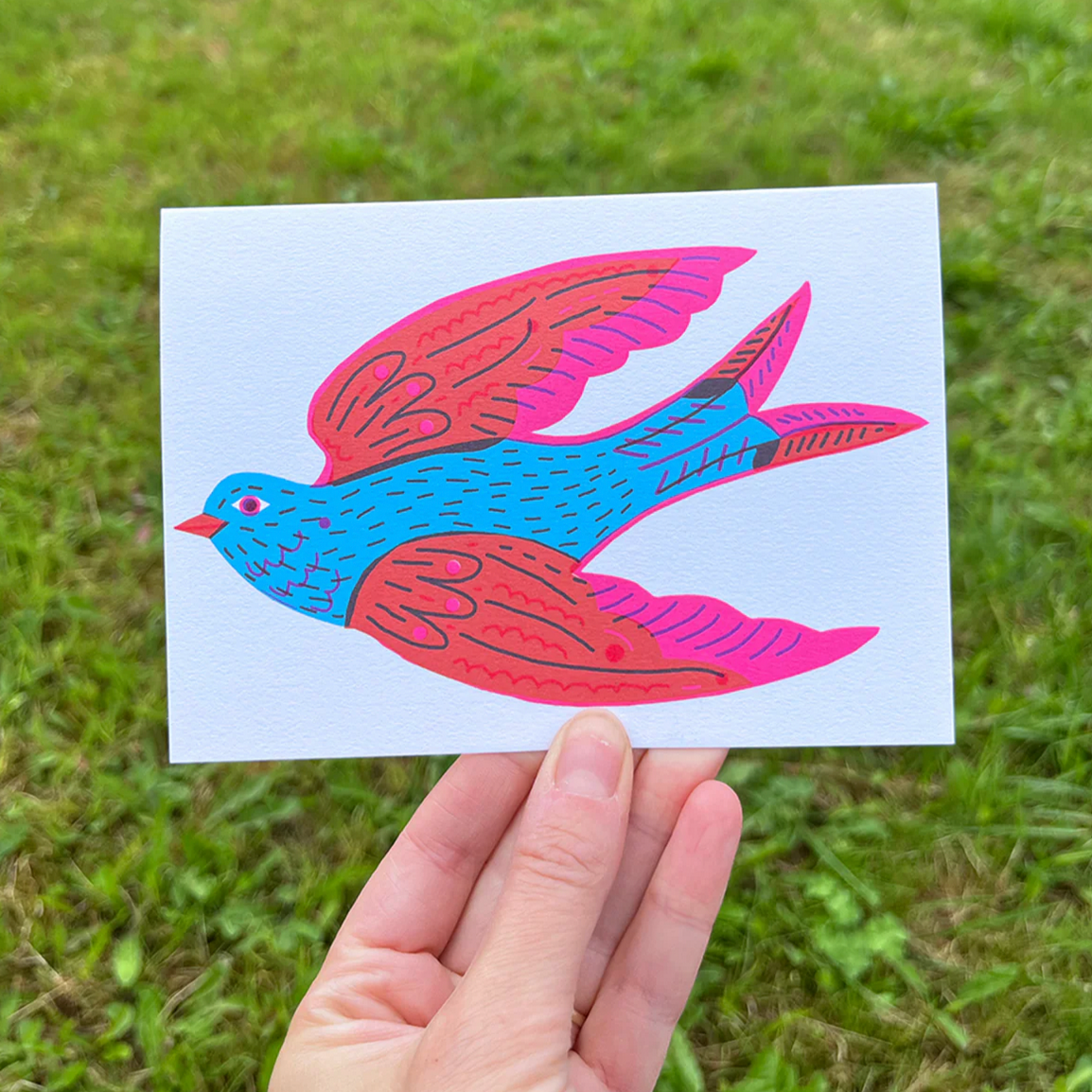 Swallow Card - Louise Lockhart