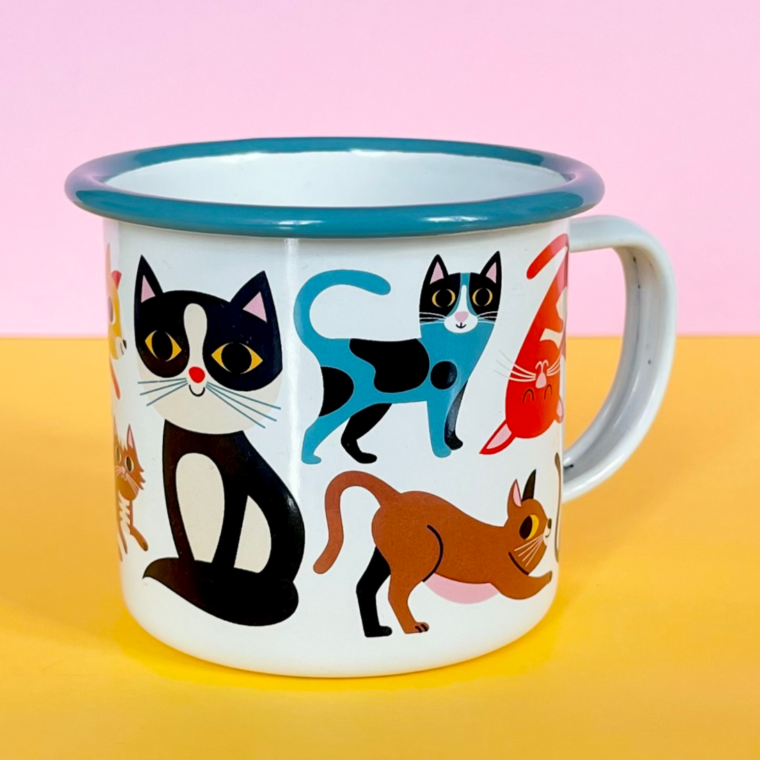 Cat Lover Enamel Mug - Ingela P. Arrhenius