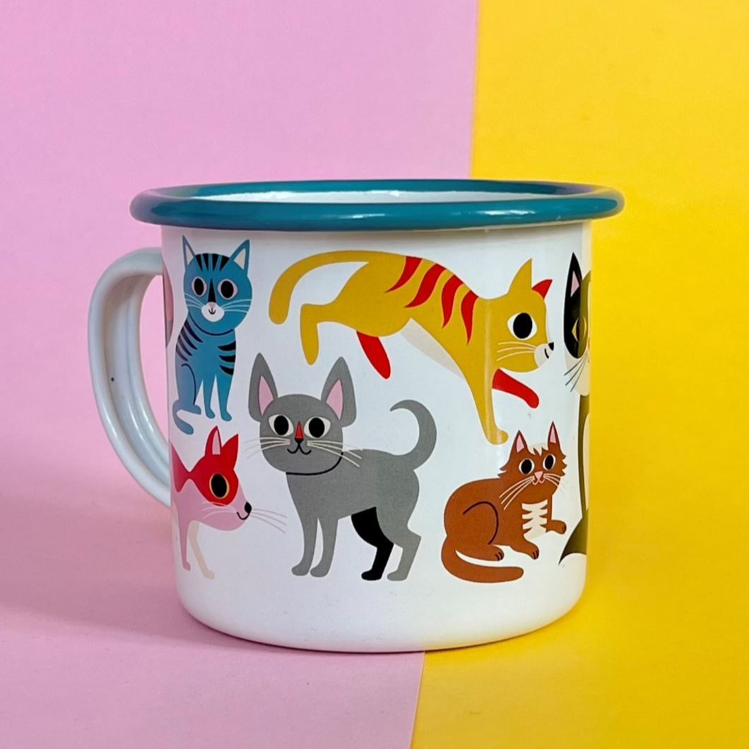 Cat Lover Enamel Mug - Ingela P. Arrhenius