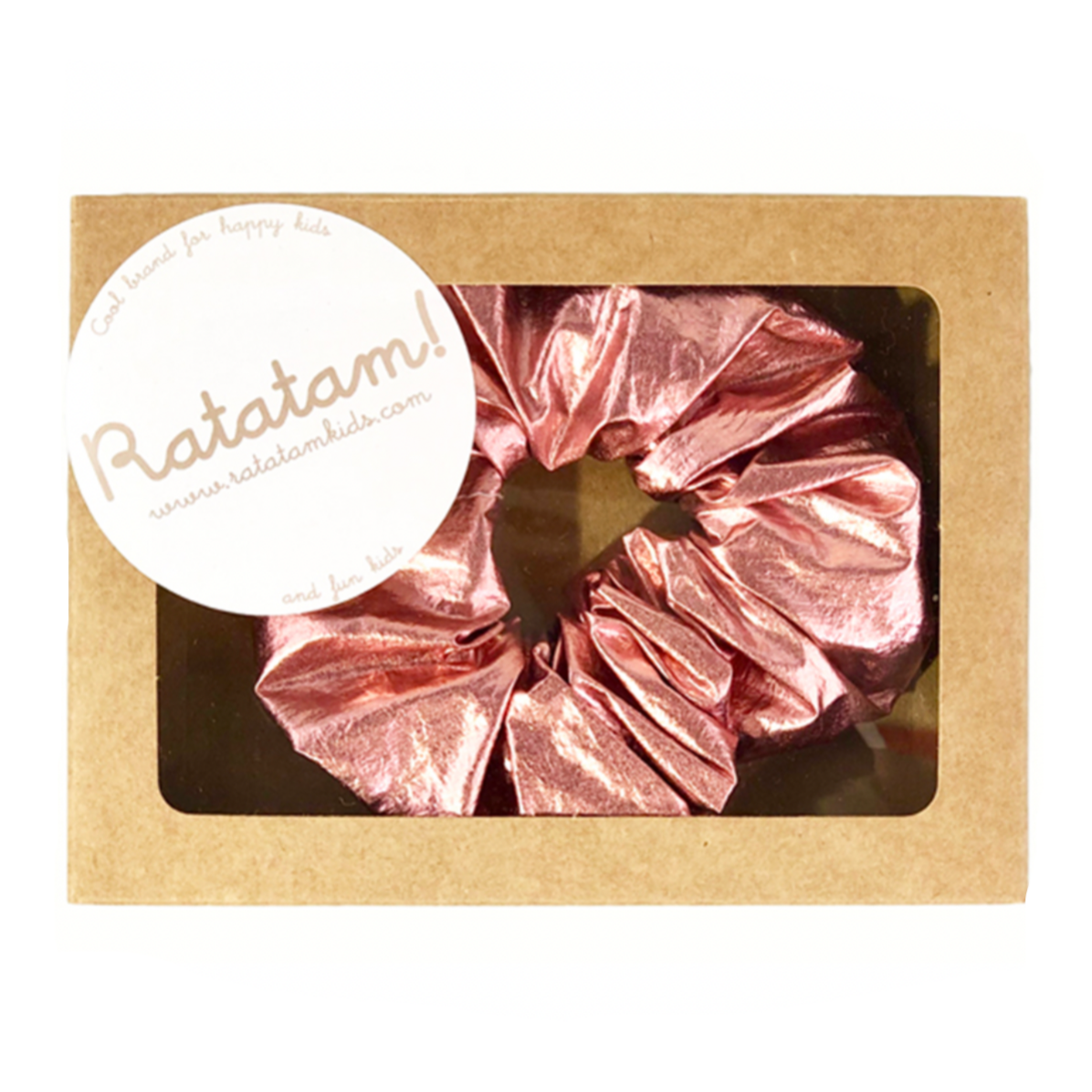 The elastic metallic scrunchie