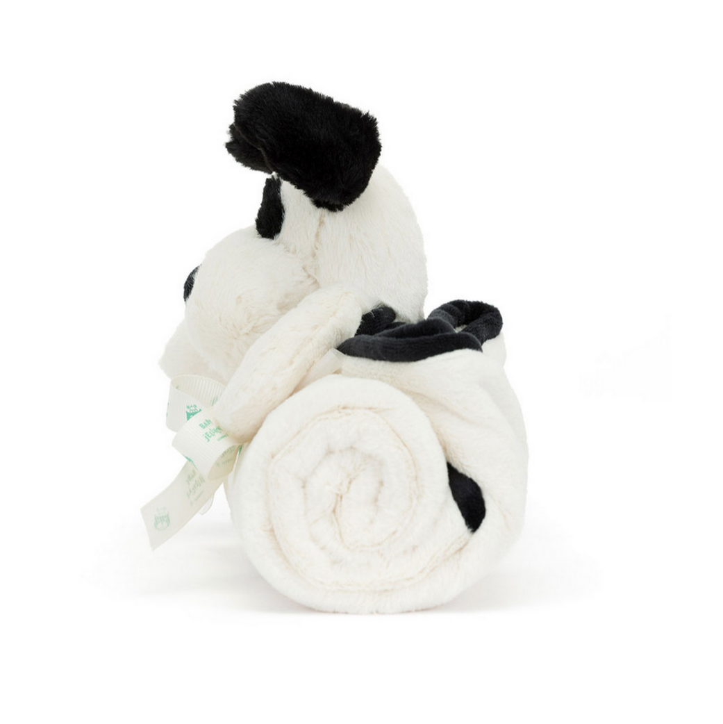 Bashful Black & Cream Puppy Blankie