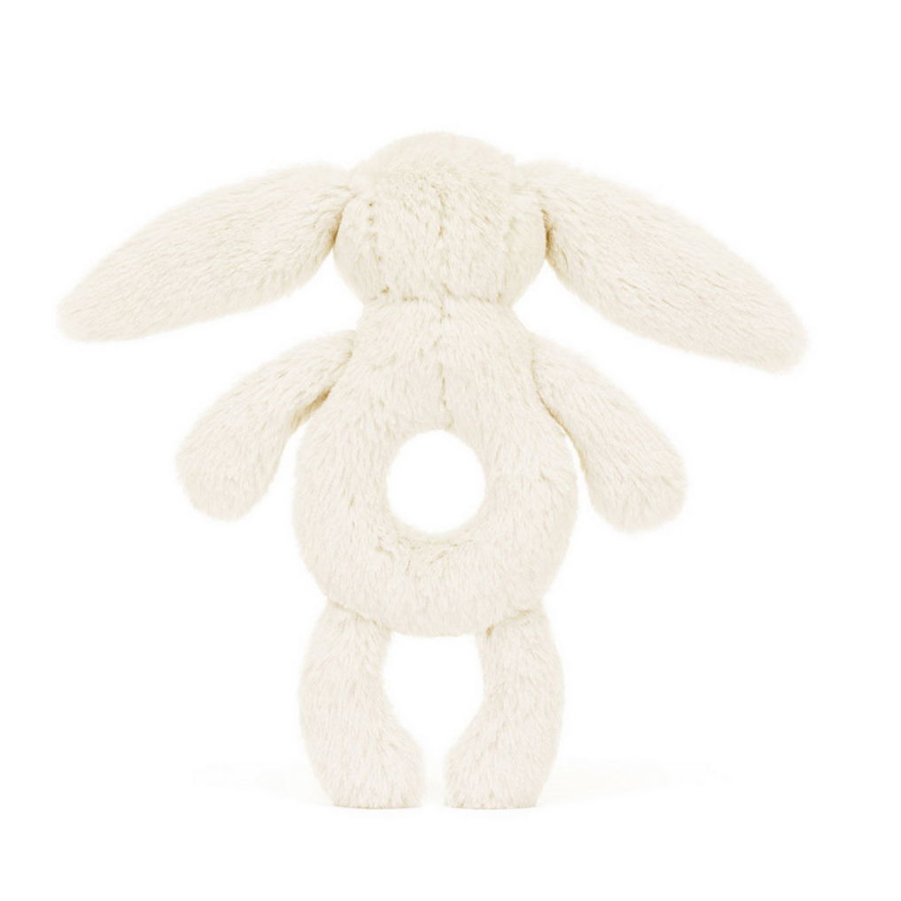 Bashful Cream Bunny Ring Rattle