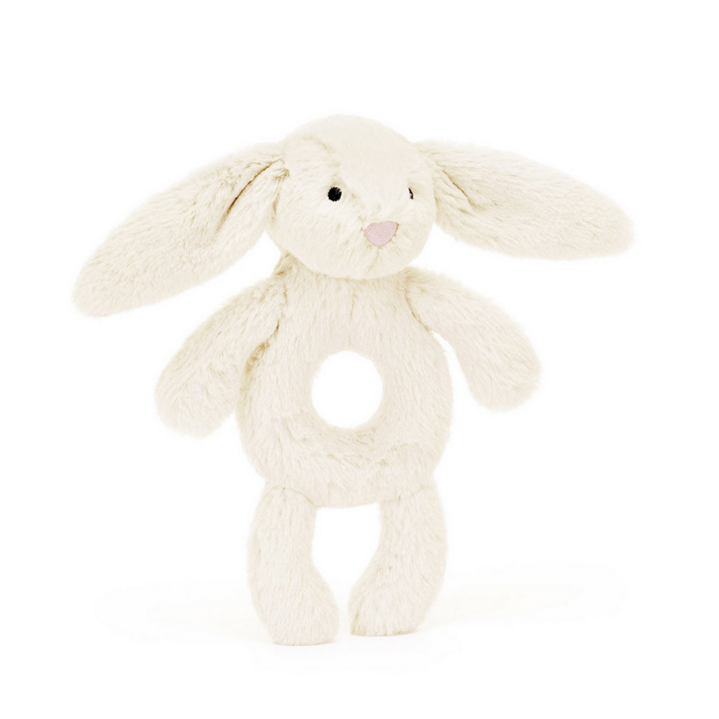 Bashful Cream Bunny Ring Rattle