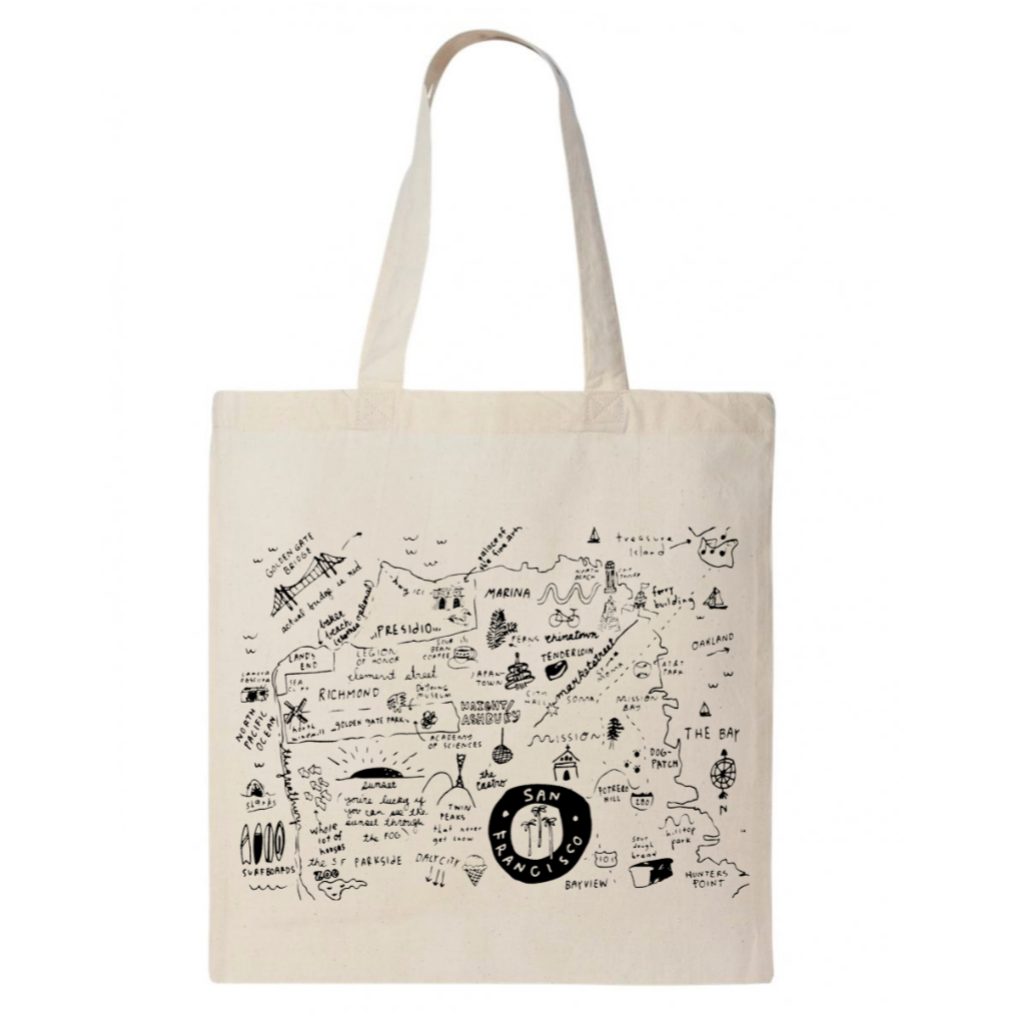 San Francisco Map Tote