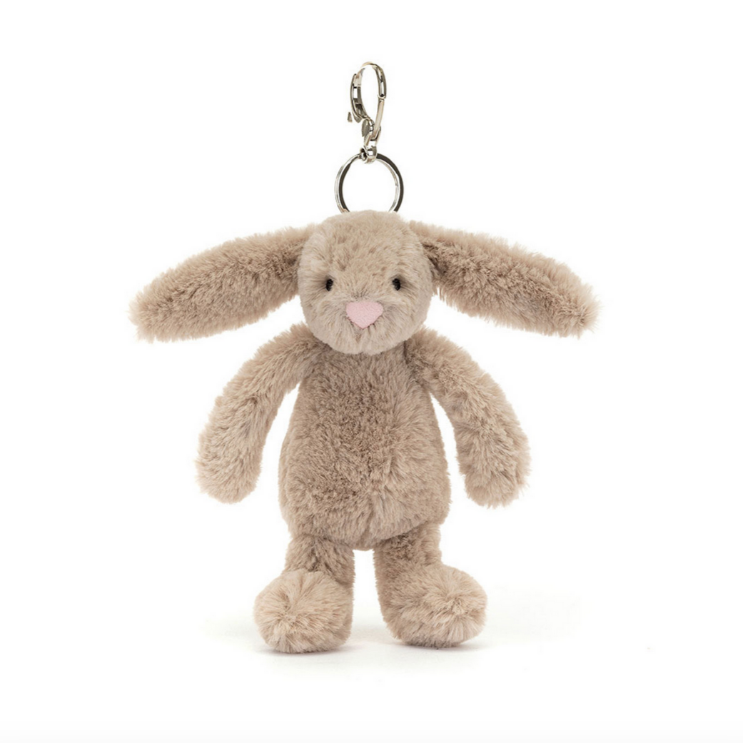 Bashful Beige Bunny Bag Charm