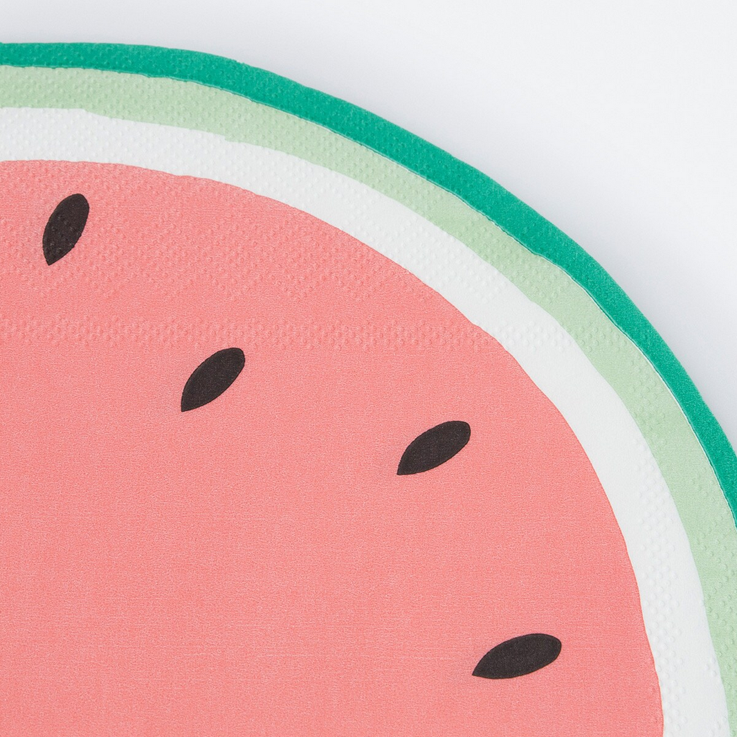 Watermelon Slice Napkins (16pk)