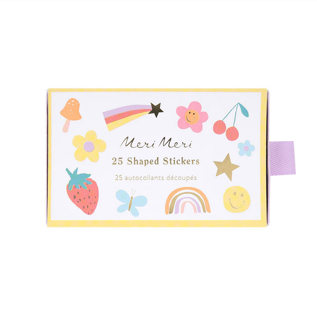 Happy Icons Shaped Stickers