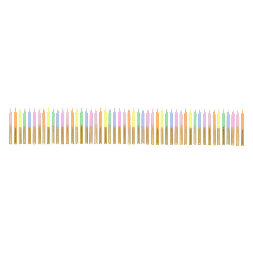 Pastel Mini Candles -50pk