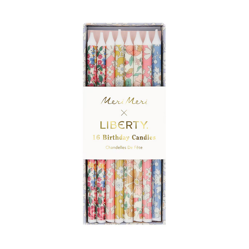 Meri Meri x Liberty Mixed Print Party Candles