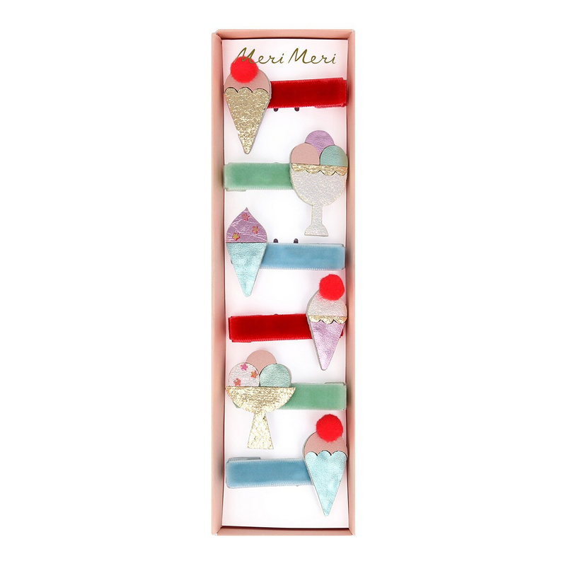 Ice Cream Hair Clips