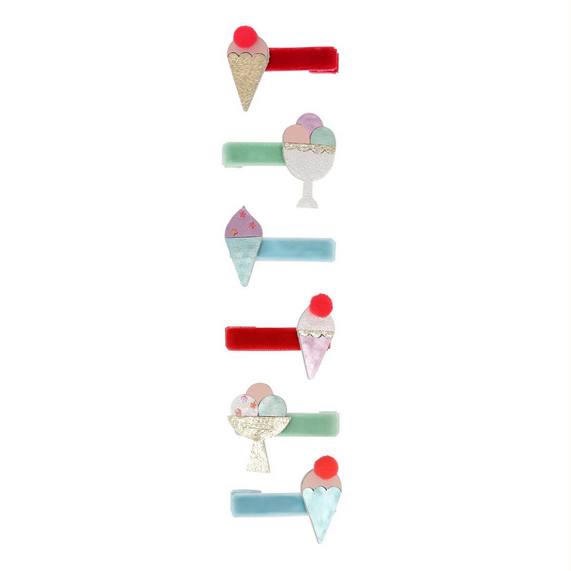 Ice Cream Hair Clips