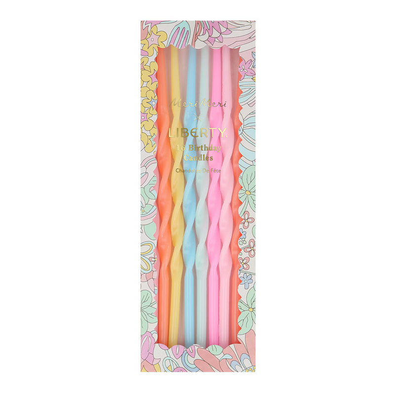 Meri Meri x Liberty Rainbow Garden Party Candles