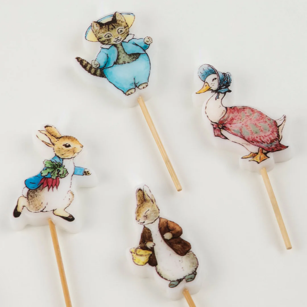 Peter Rabbit In The Garden Candles