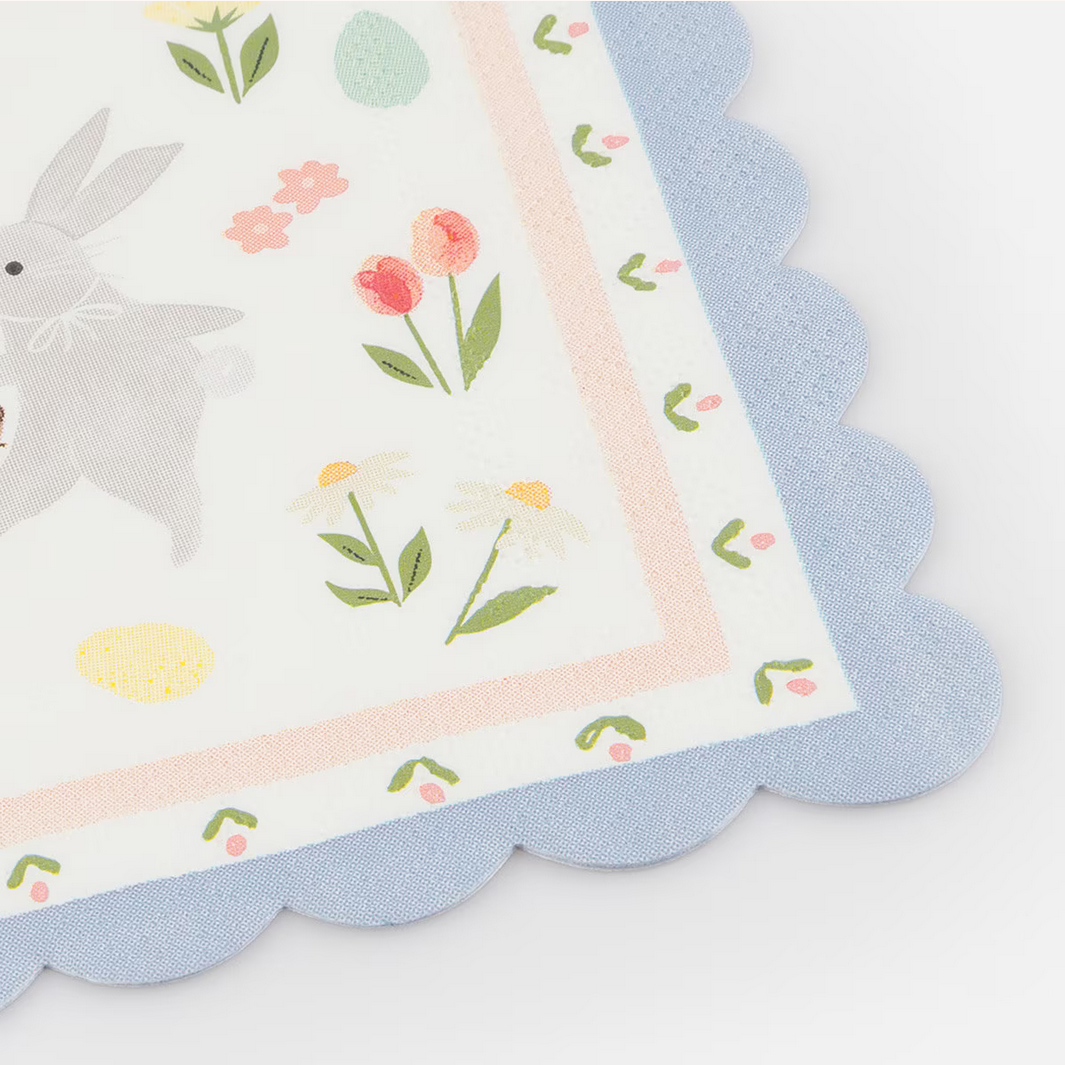 Easter Bunny Small Napkins (x16)