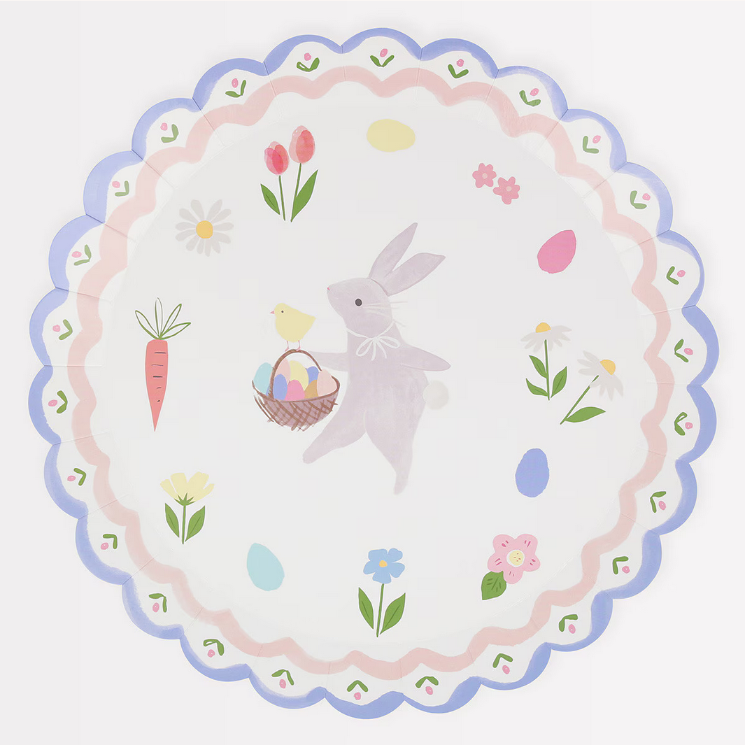 Easter Bunny Dinner Plates (x8)