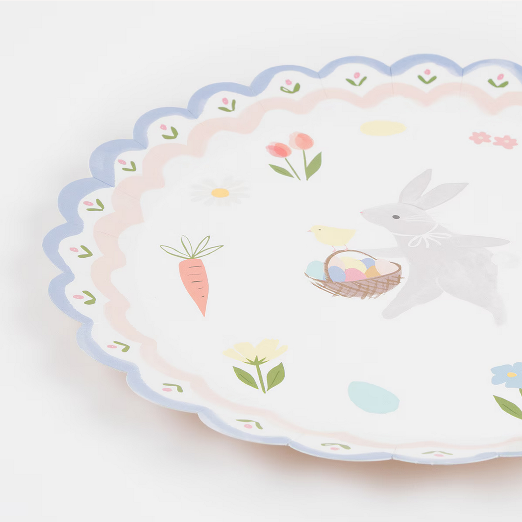 Easter Bunny Dinner Plates (x8)