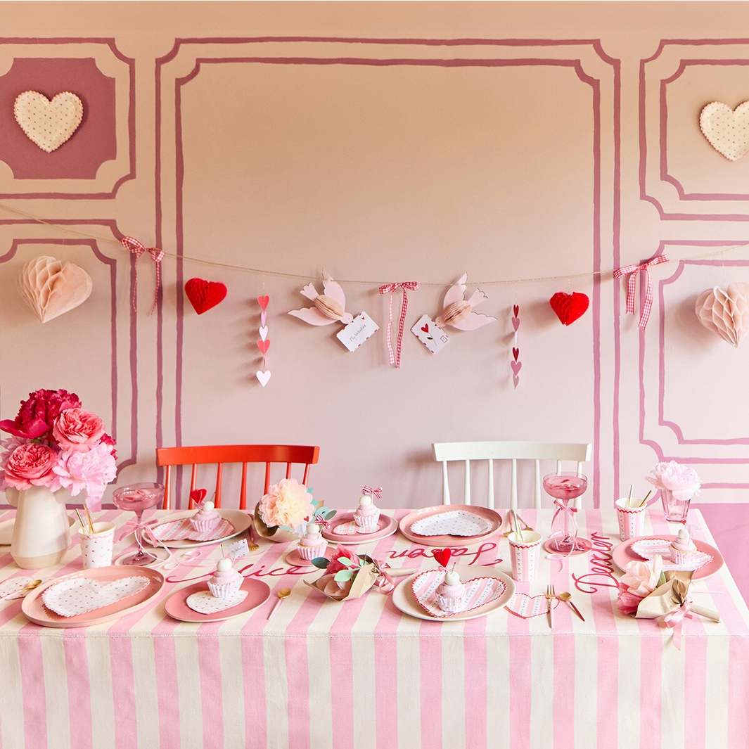 Vintage Rose Cups (8pk)