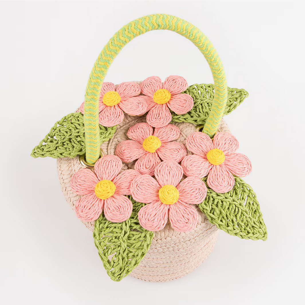 Flower Pot Basket Bag