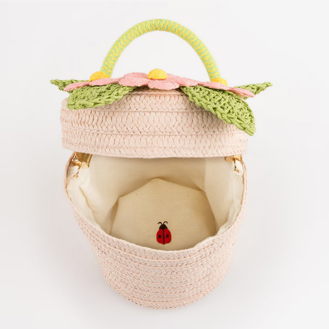 Flower Pot Basket Bag