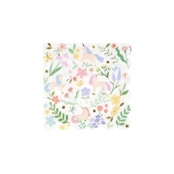 Meadow Unicorns Small Napkins -16pk