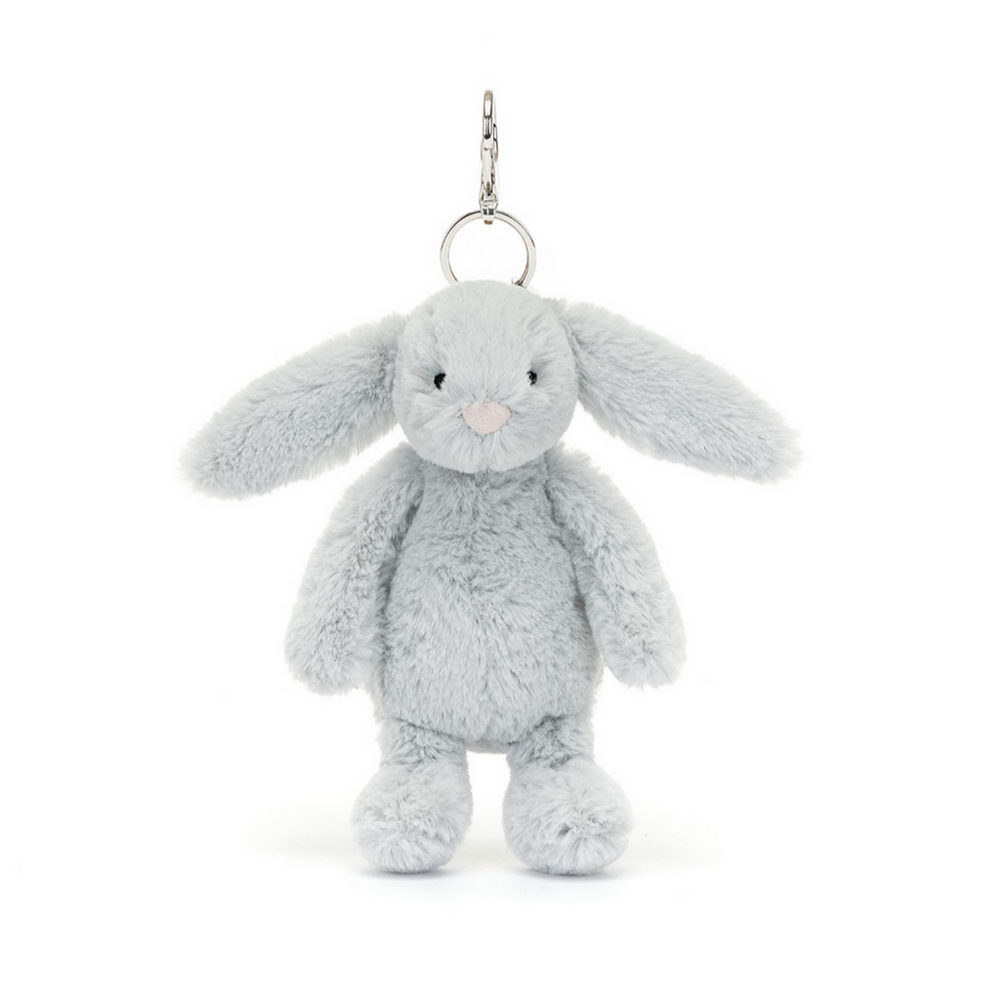 Bashful Silver Bunny Bag Charm