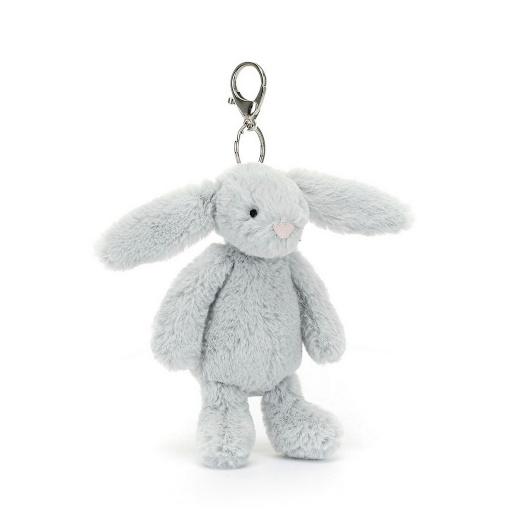 Bashful Silver Bunny Bag Charm