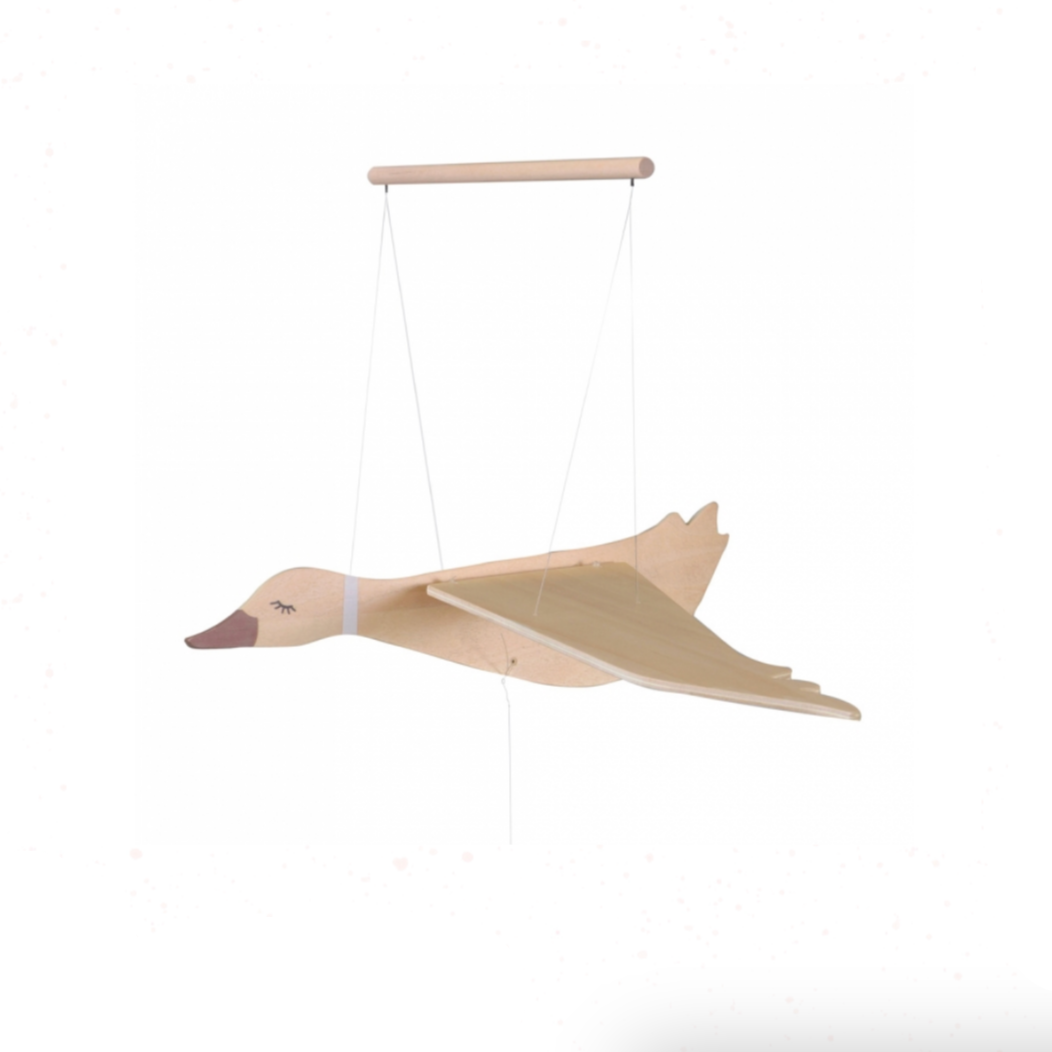 WOODEN FLYING GOOSE