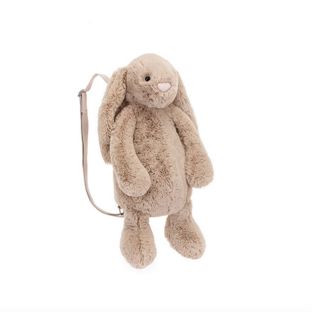 Bashful Beige Bunny Backpack