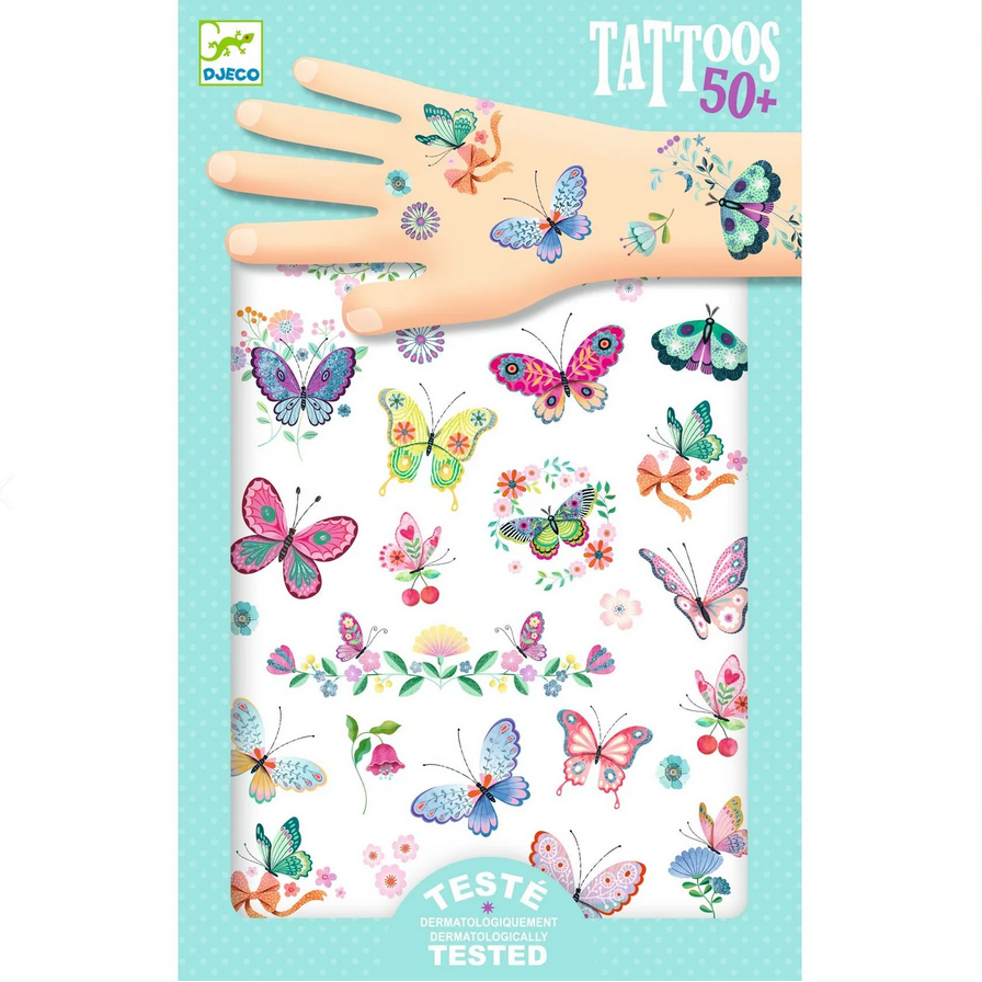 Dream Butterflies Temporary Tattoos