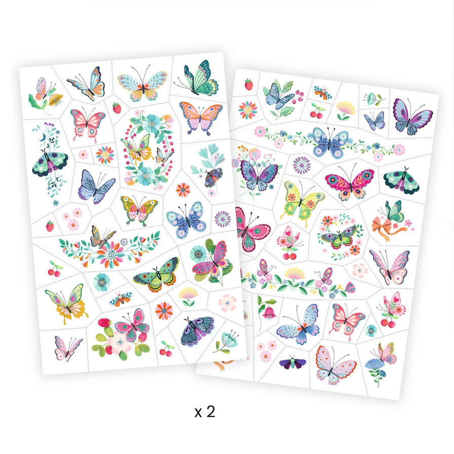 Dream Butterflies Temporary Tattoos