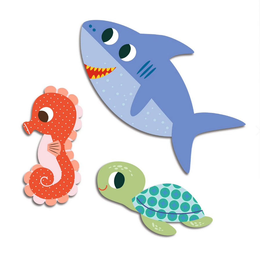 Sea Animals Baby Stickers