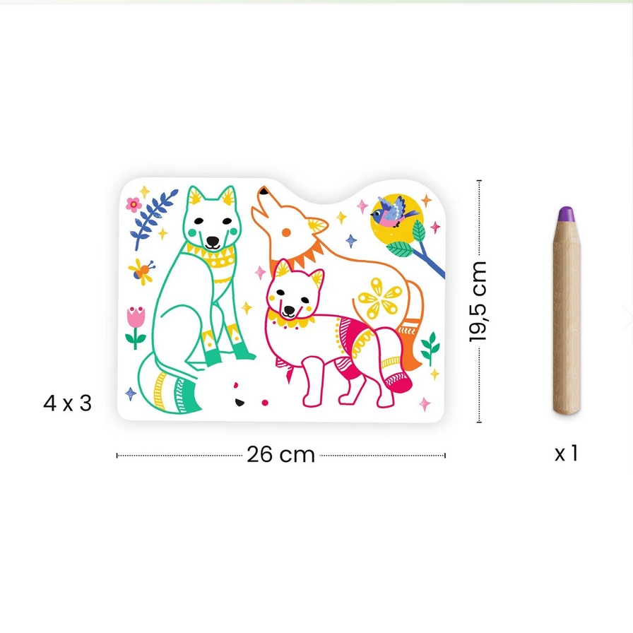 Forest Families Coloring