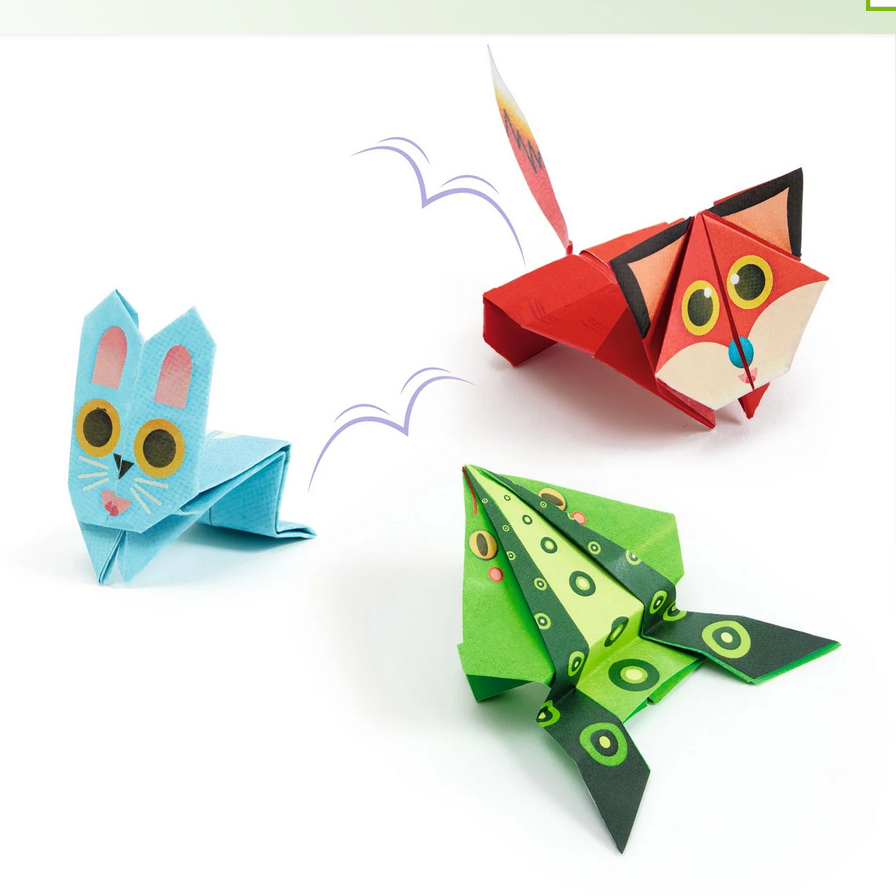 Jumping Animals Origami Paper Craft Kit