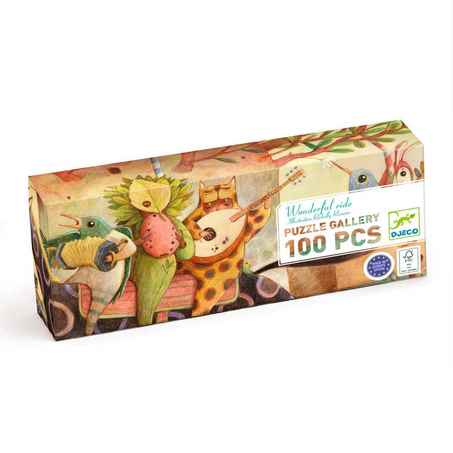 Wonderful Ride 100pc Gallery Jigsaw Puzzle + Poster