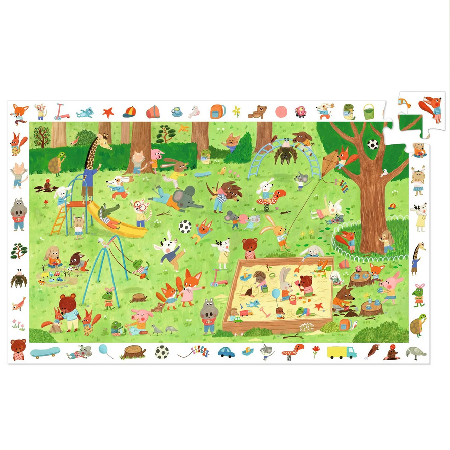 Little Friends' Garden 35pc Observation Puzzle + Poster