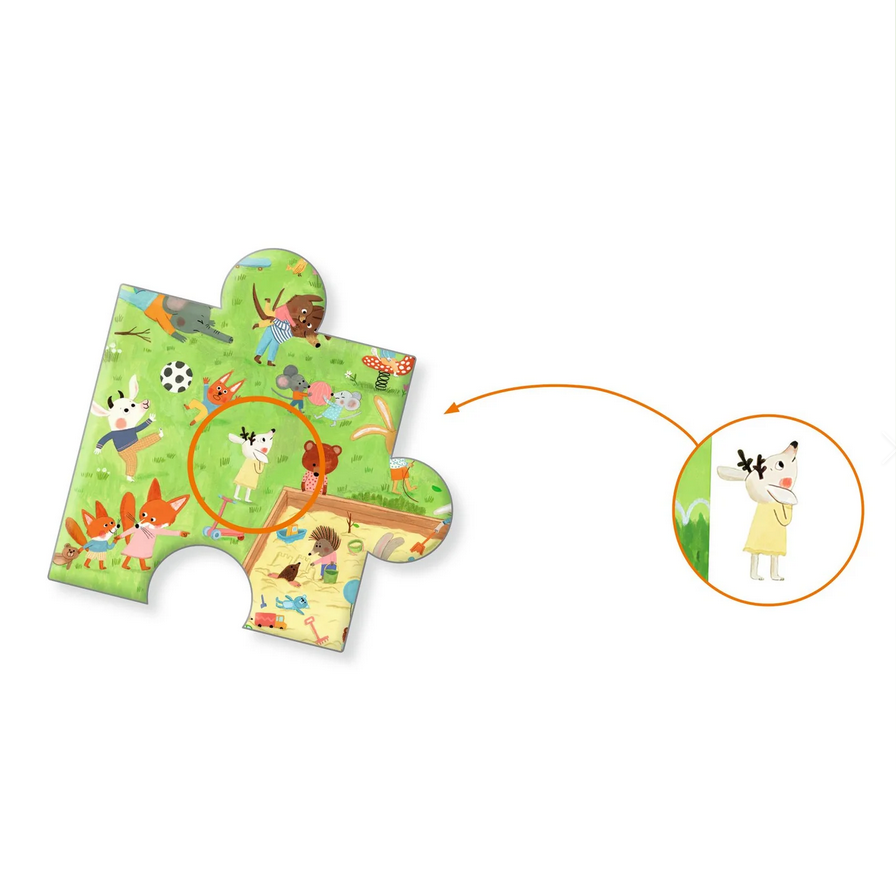 Little Friends' Garden 35pc Observation Puzzle + Poster