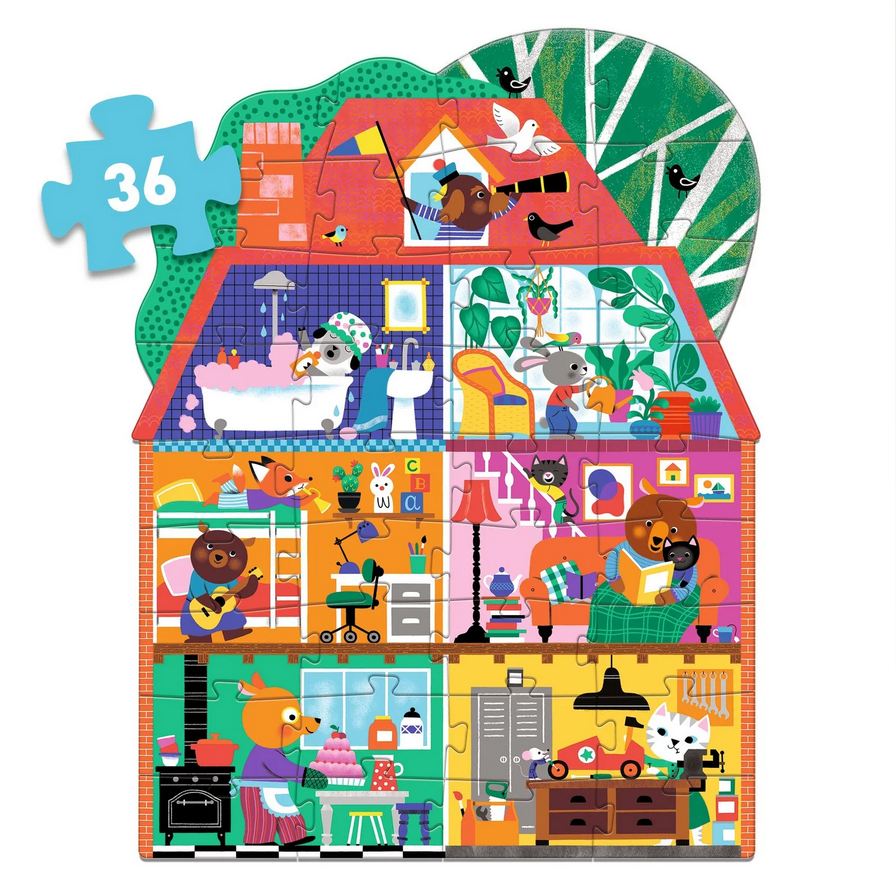 The Little Buddies' House 36 pc Giant Floor Jigsaw Puzzle